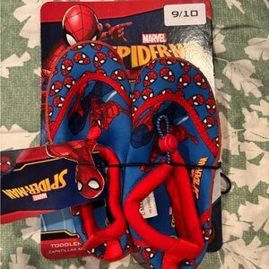 Marvel Spider Man Toddler Water Shoes play zapatillas size 9 10 travel beach